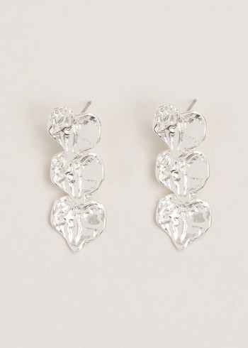 Phase Eight Silver Triple Heart Jewellery Silver Canada | FROYBZ-295